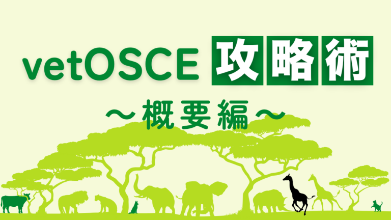 【獣医学生必見】vetOSCE（オスキー）直前ガイド｜概要編